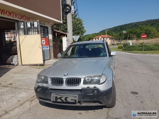 BMW X3 BMW X3  2.5 192 к.с.  с газов инжекцион STAG и цилиндрична бутилка 55 л.